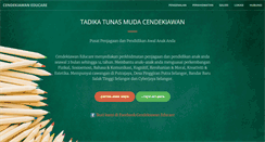 Desktop Screenshot of cendekiawaneducare.com